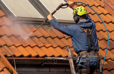 Démoussage et hydrofuge de toiture à Fauguerolles